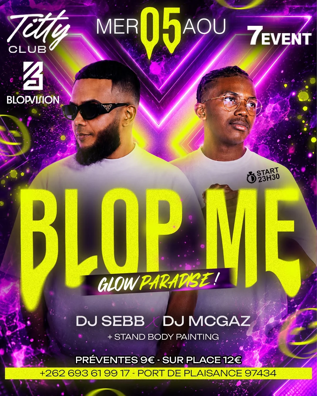 Blop Me Glow Paradise - Titty Club