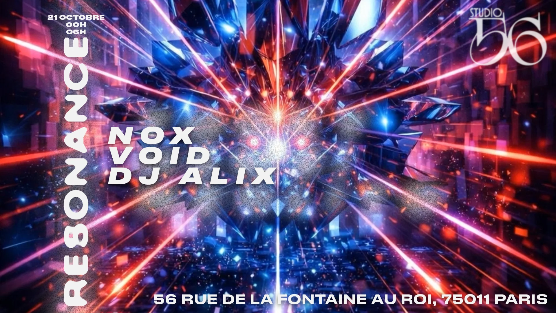 Resonance W/ 𝗡ø𝗫, Vøid , Dj Alix