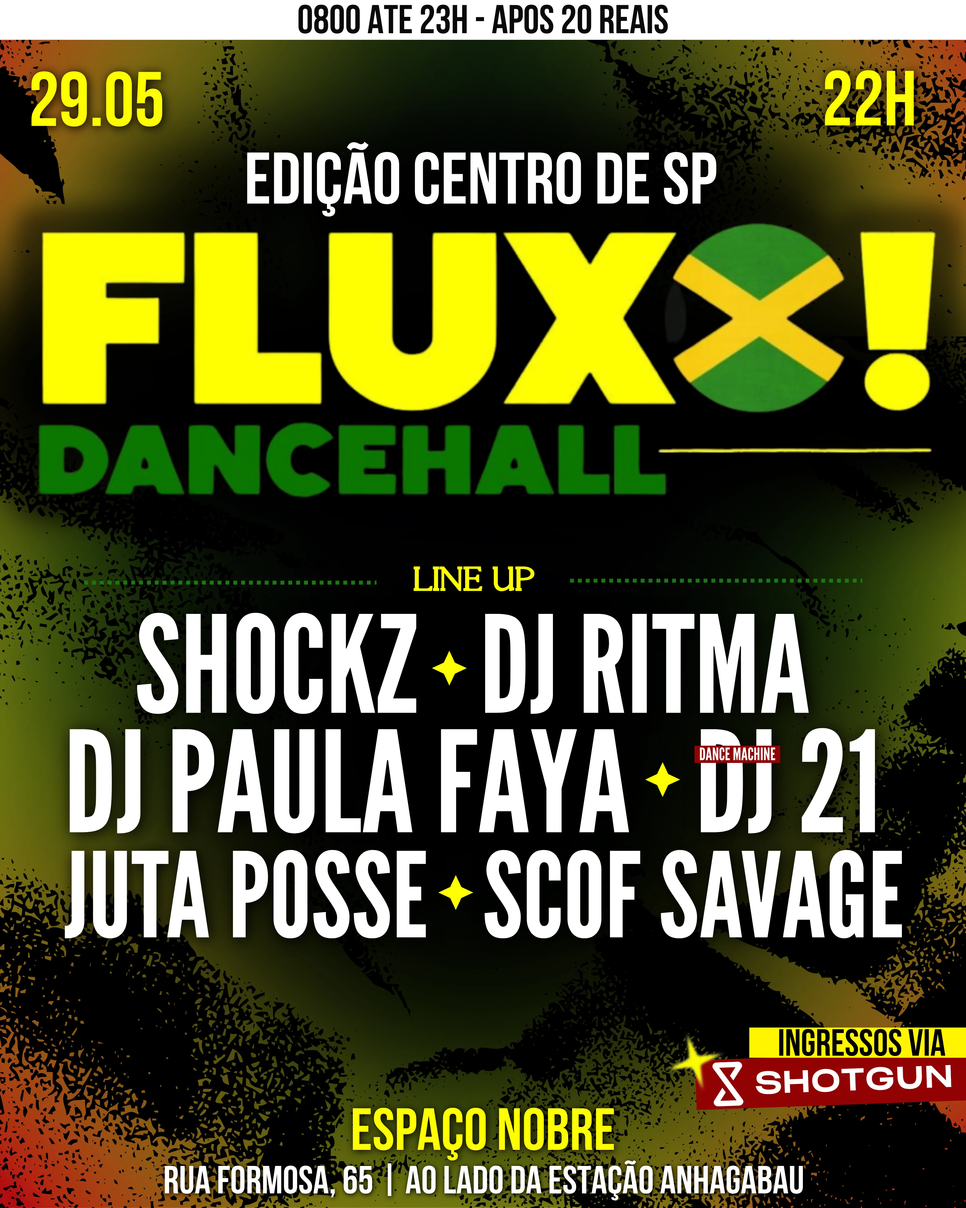 Fluxo Dancehall - Edição Espaço Nobre / Centro Sp