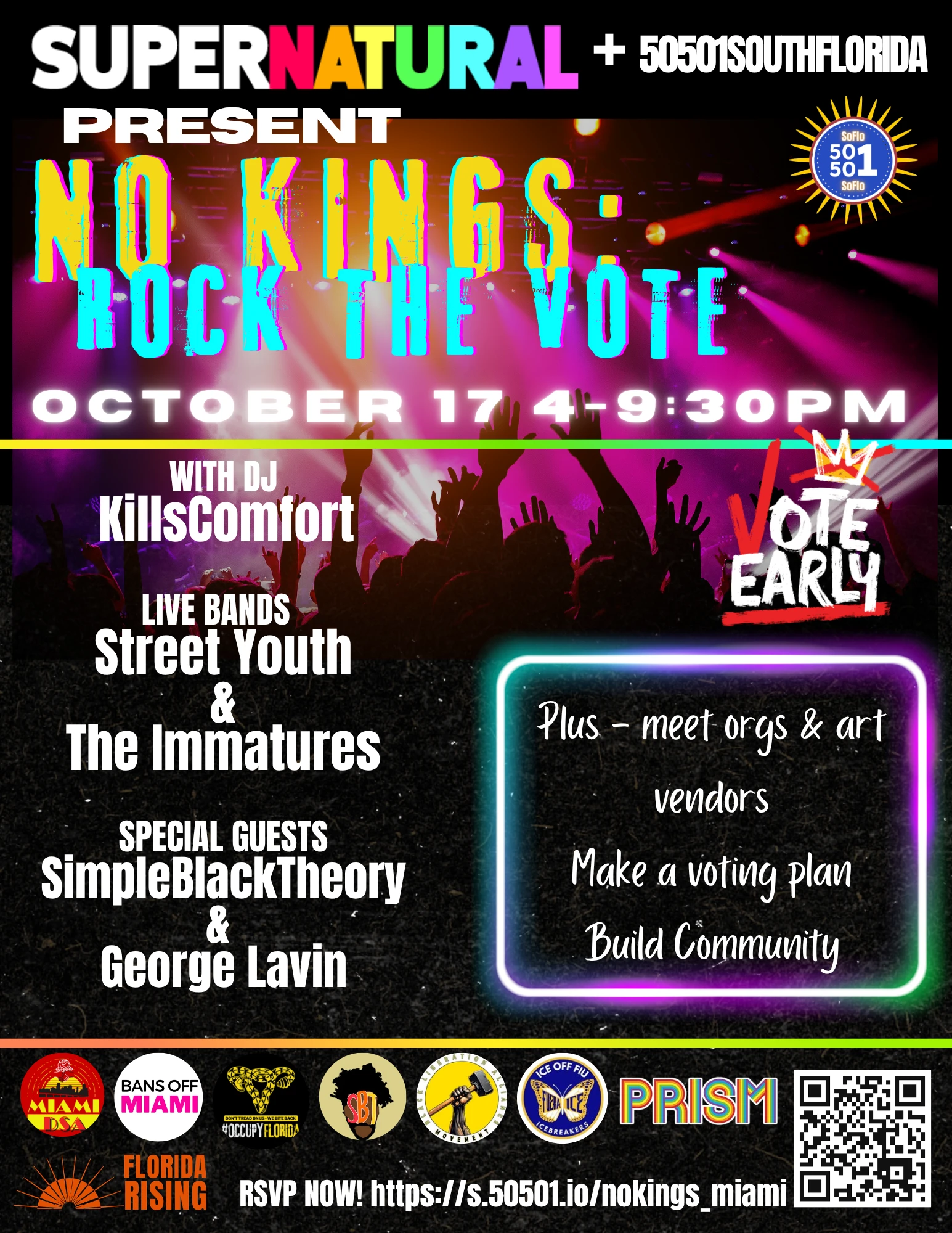 No Kings: Rock The Vote!