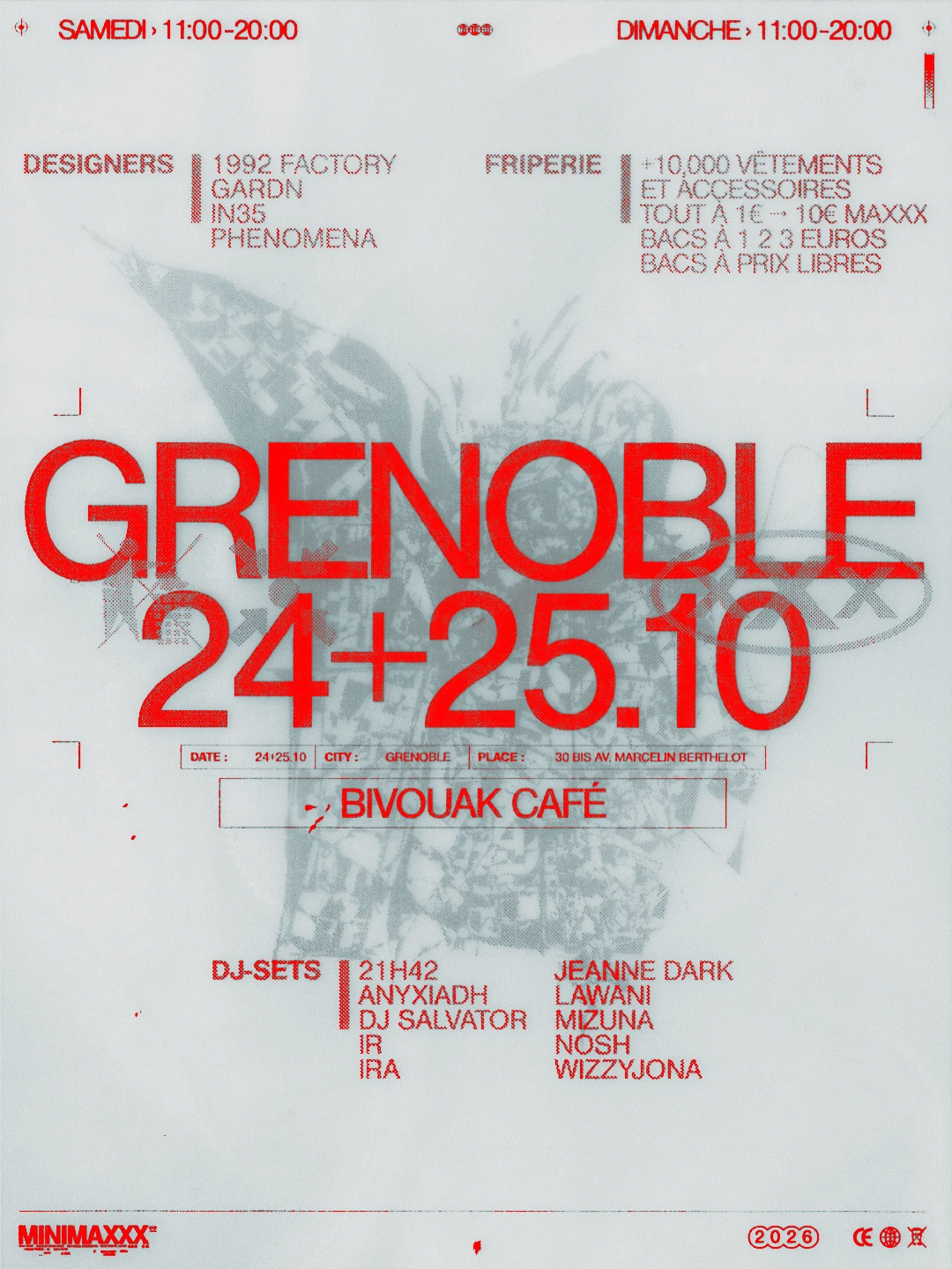 [Grenoble] Friperie + Dj-Sets + Designers