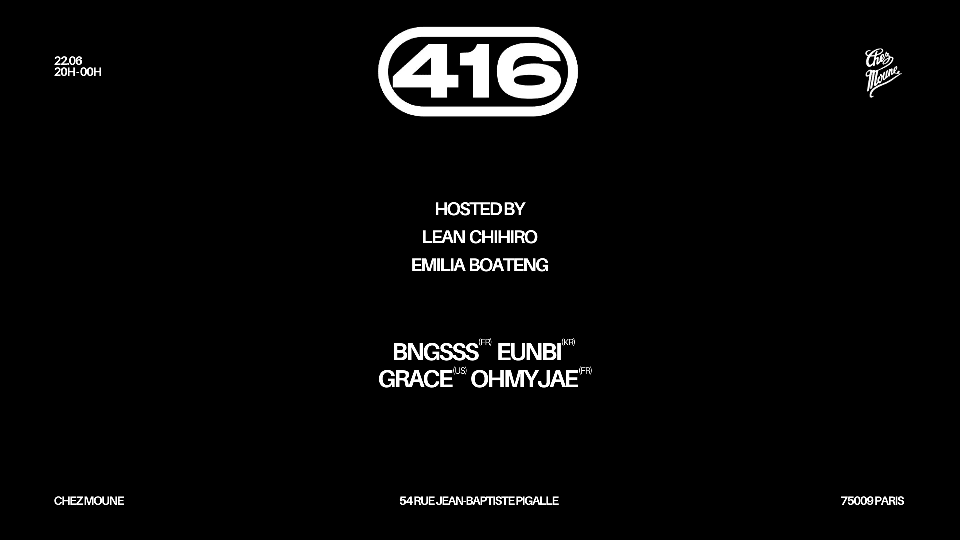 416club Hosted By Emilia Boateng & Lean Chihiro