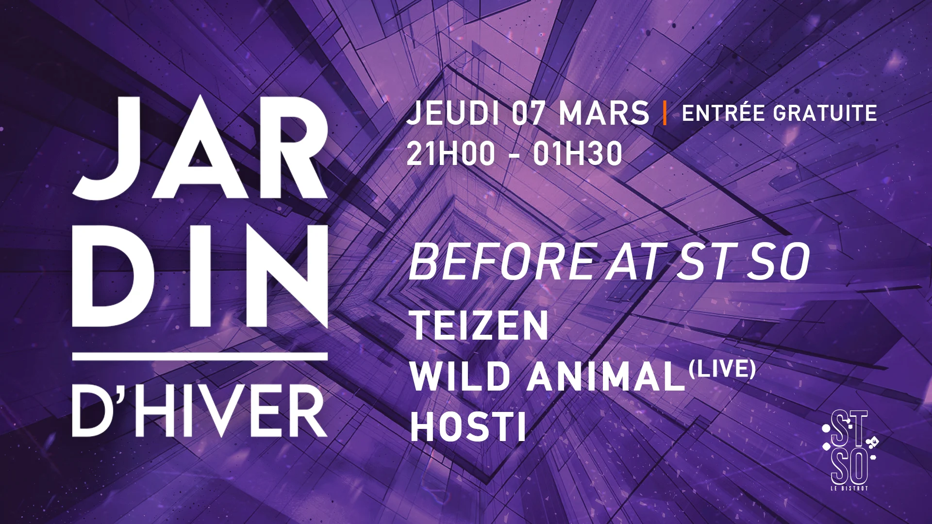 Before Du Jardin D'hiver : Teizen - Wild Animal - Hosti