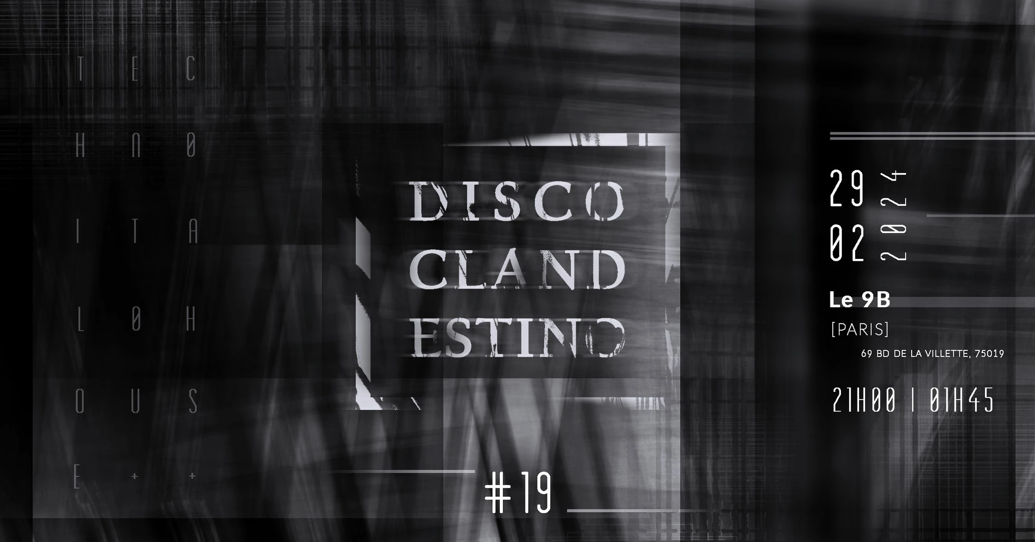 Disco Clandestino #19 @Le 9b