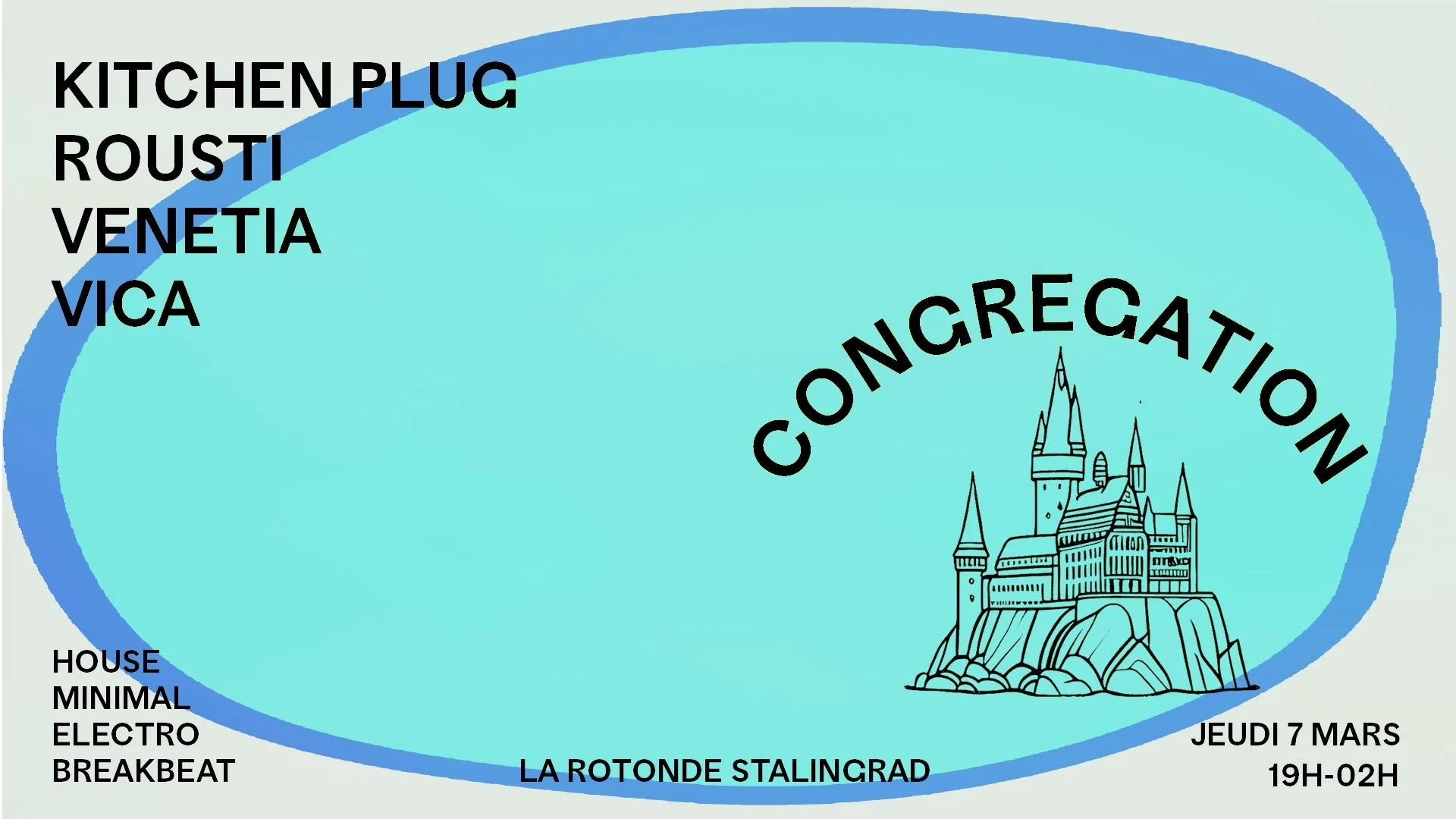 Congregation Kitchen Plug @ La Rotonde Stalingrad