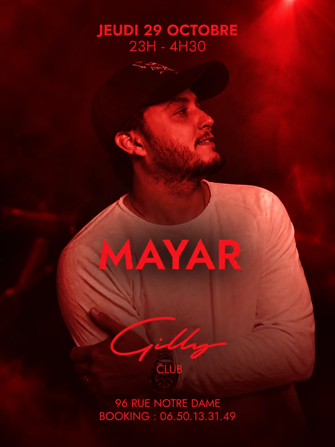 Gilly Club - Mayar Ce Jeudi 29 Octobre