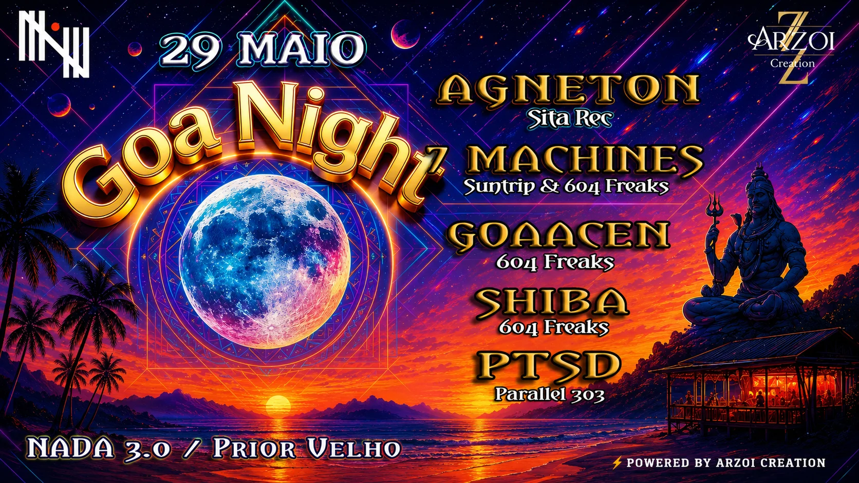 Goa Night - A Psychedelic Escape