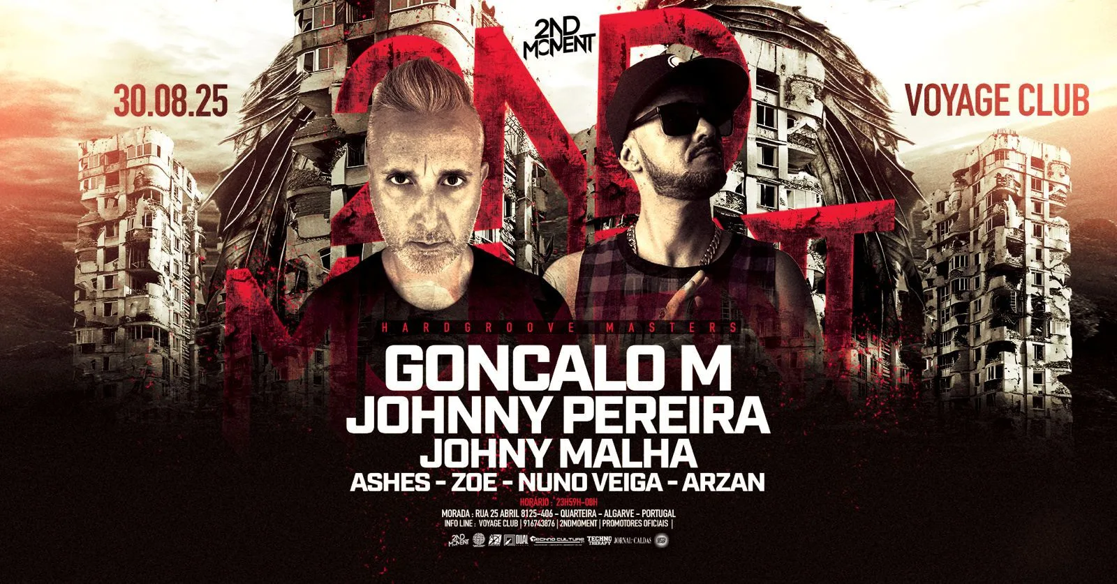 Hardgroove Master's W/Gonçalo M & Special Guest's At Voyage