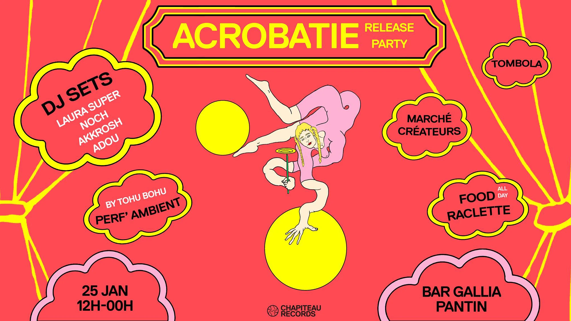 "Acrobatie" Release Party By Chapiteau Records