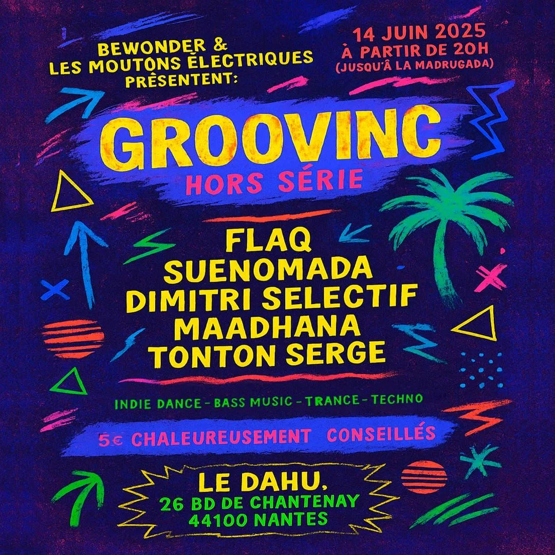 Groovinc Hors Série W/ Moutons Électriques @Ateliers Du Dahu
