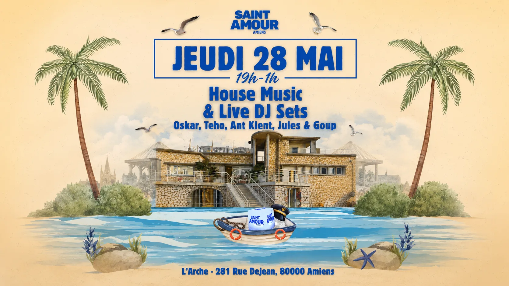 Saint Amour Amiens | Rooftop Party | Jeudi 28 Mai 2026