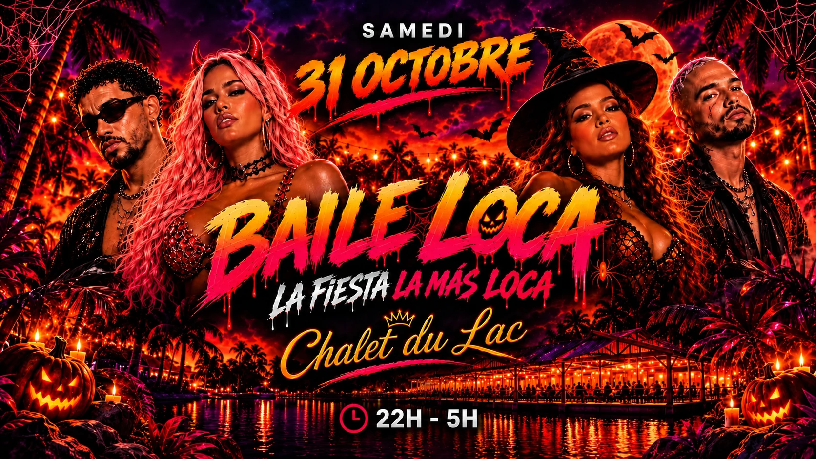 La Plus Grande Soirée Latino D’Halloween By Baile Loca 👻