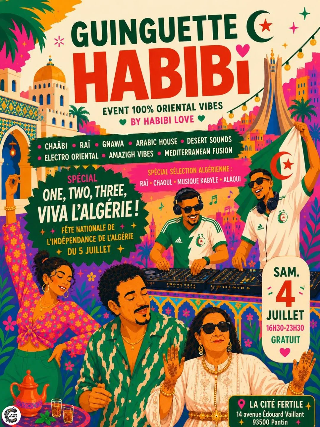 Guinguette Habibi Spécial One, Two, Three, Viva L'algérie !