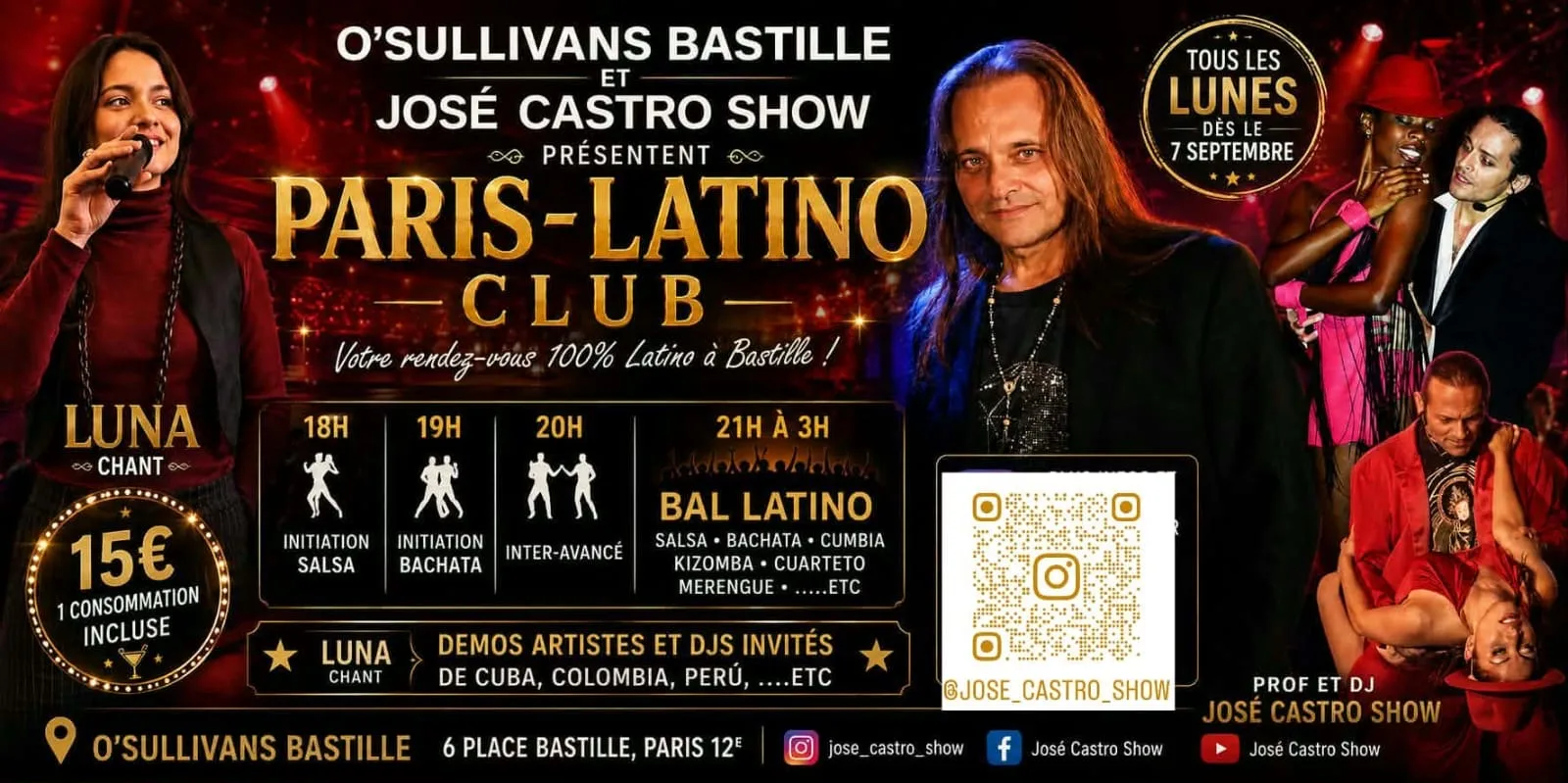 José Castro Show : Paris-Latino Club #1