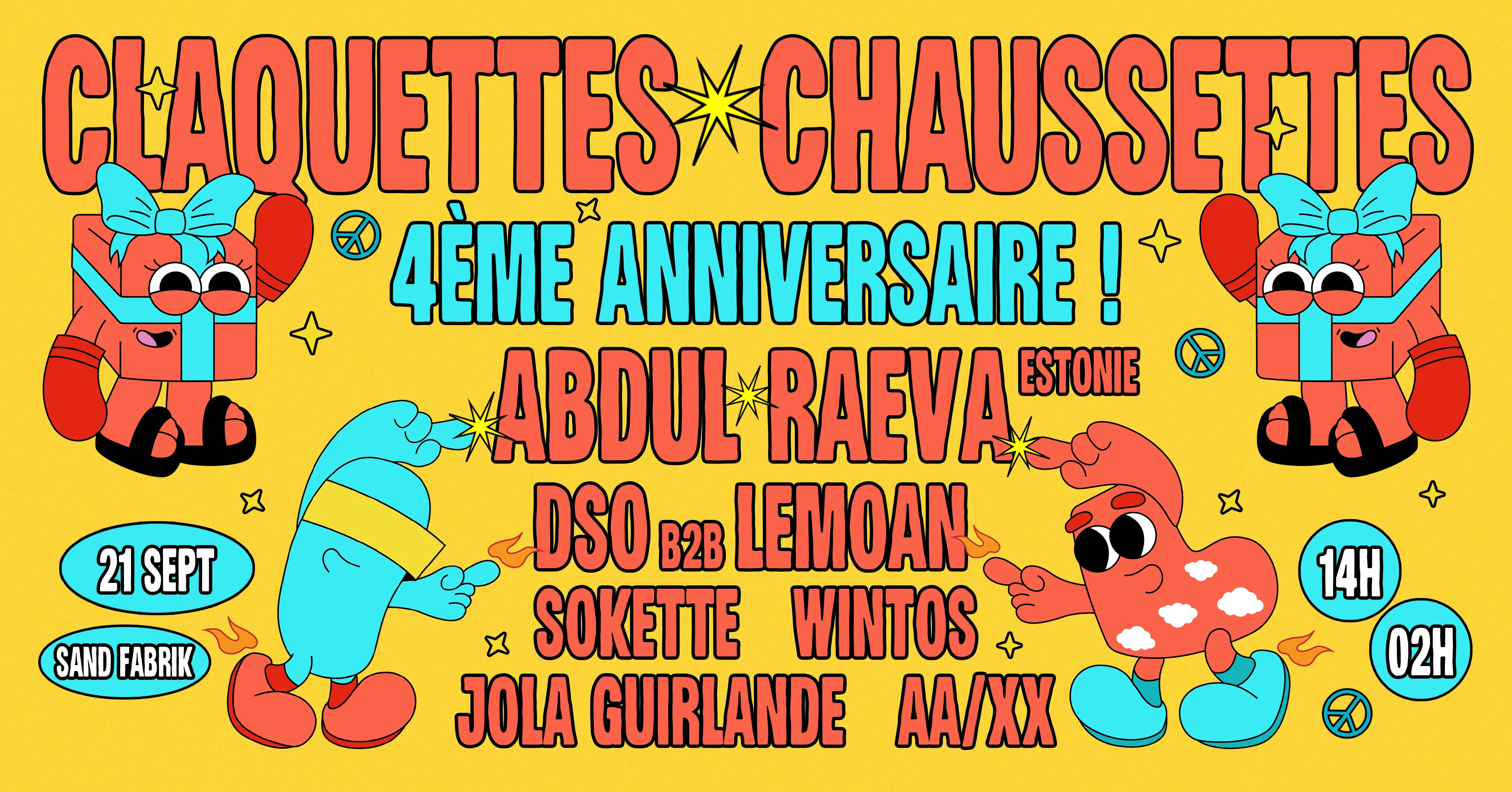 Claquettes Chaussettes : L'incroyable 4ème Anniversaire !