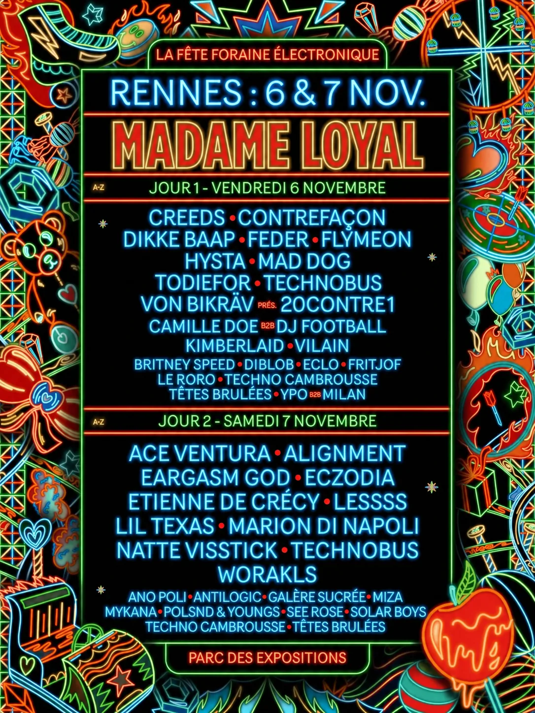 Madame Loyal Rennes : 6 & 7 Novembre