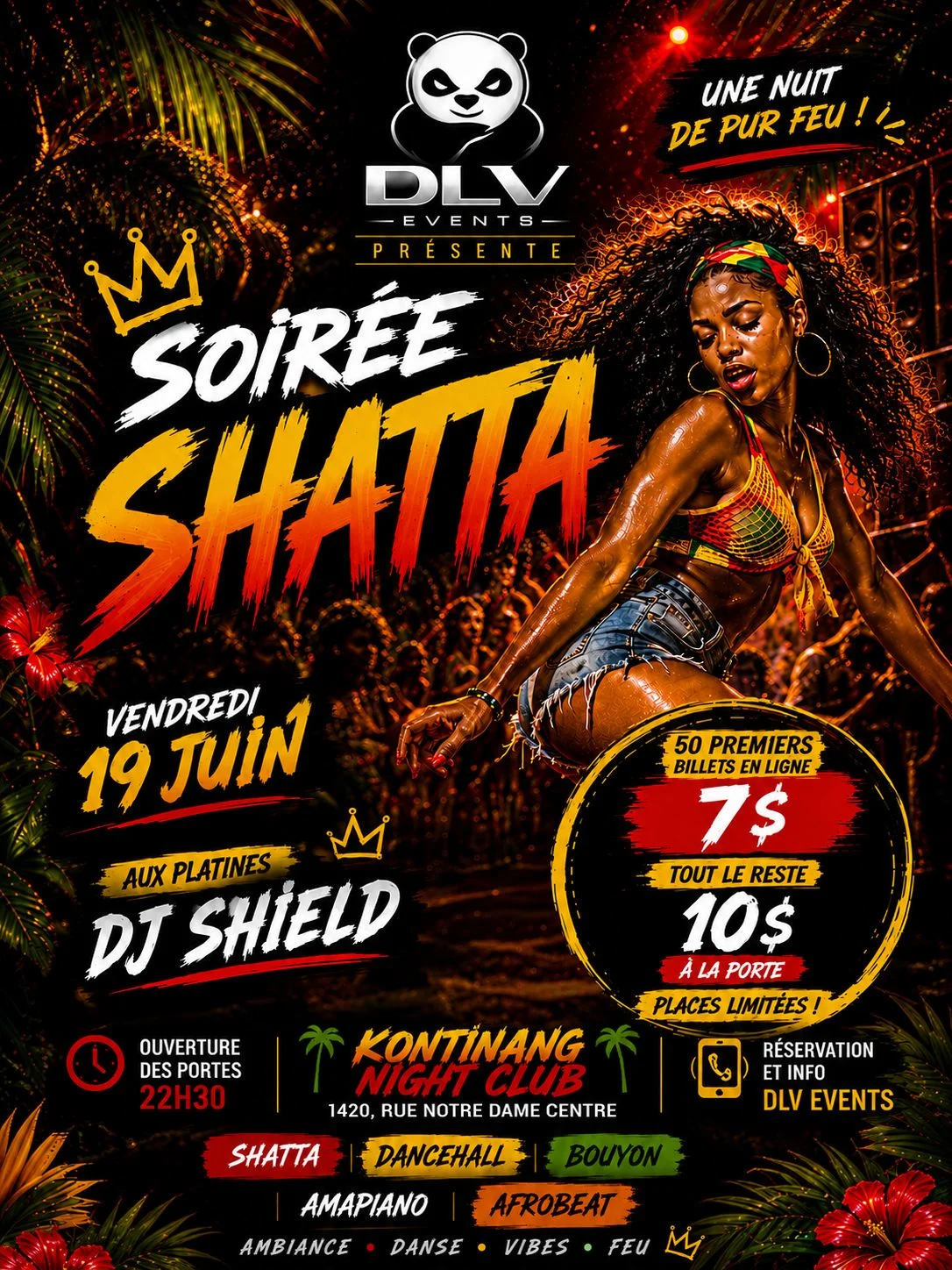 Soirée Shatta 19 Juin Tr