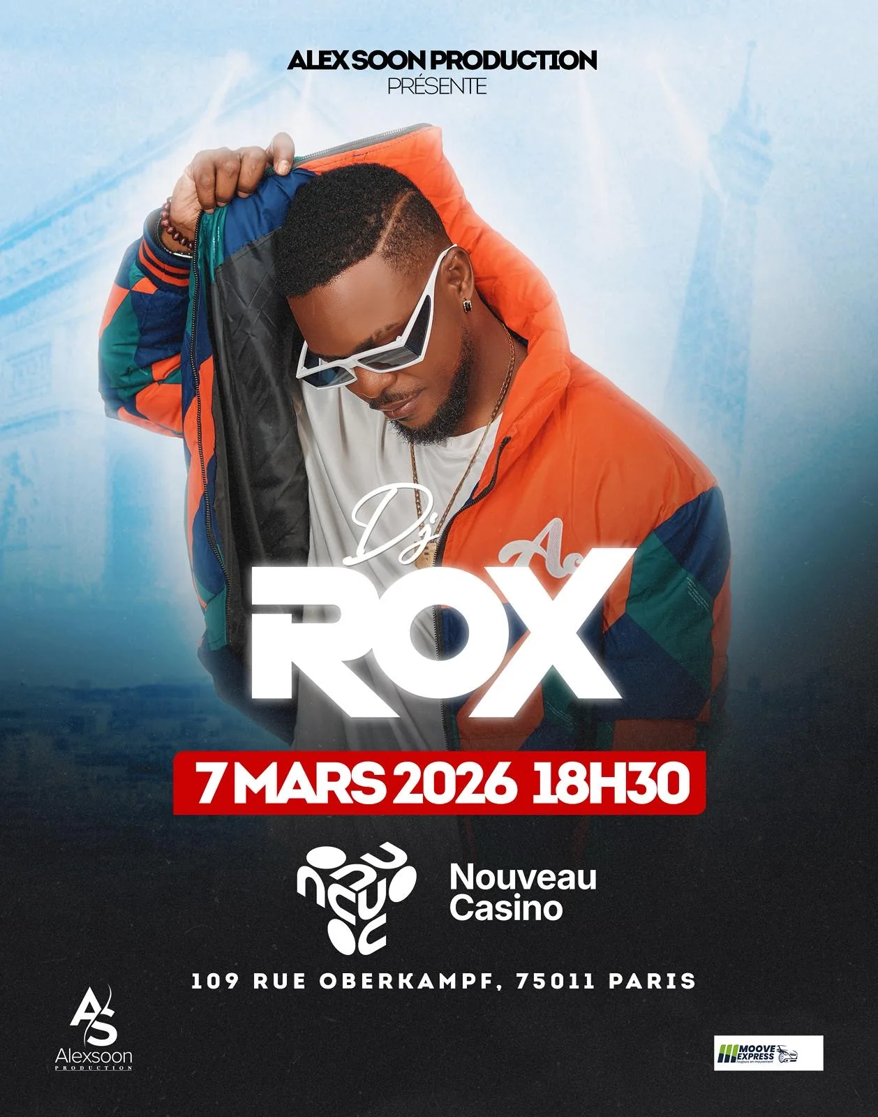 Dj Rox En Concert Live Au Nouveau Casino De Paris