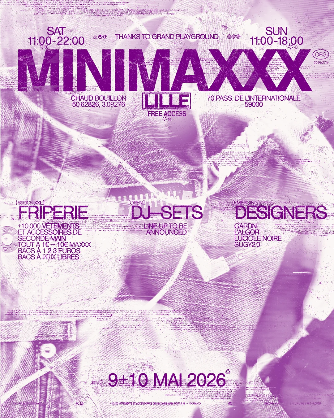 [Lille] Friperie + Dj-Sets + Designers