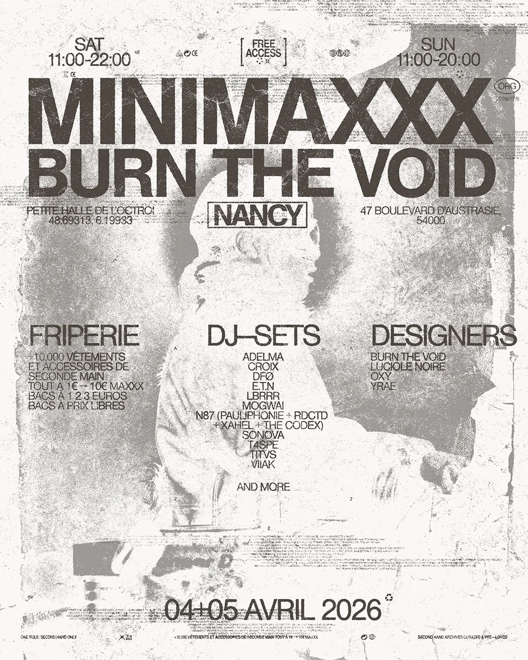[Nancy] Friperie + Dj-Sets + Designers