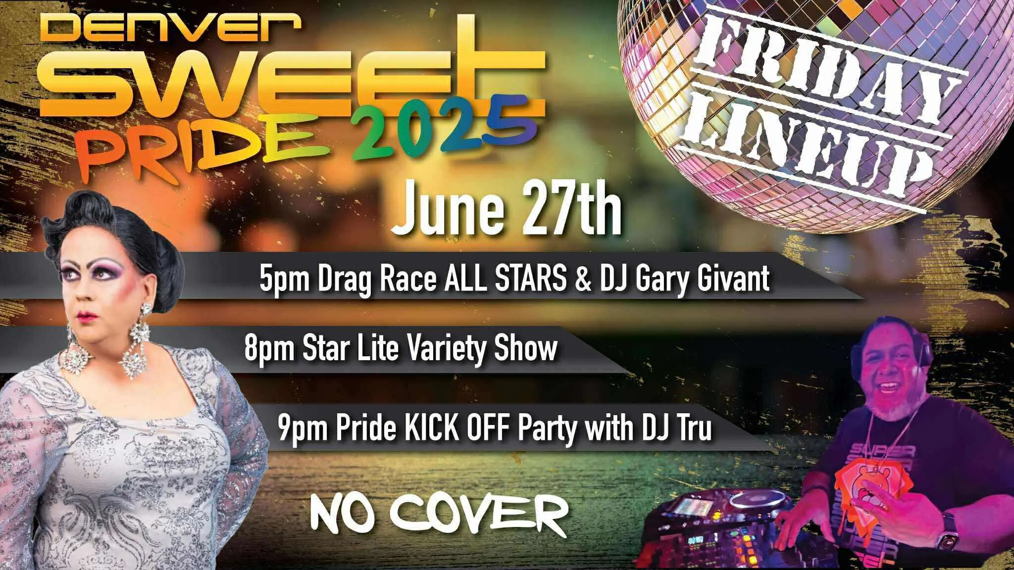 Pride Weekend Friday Kickoff (No Cover) 6/27