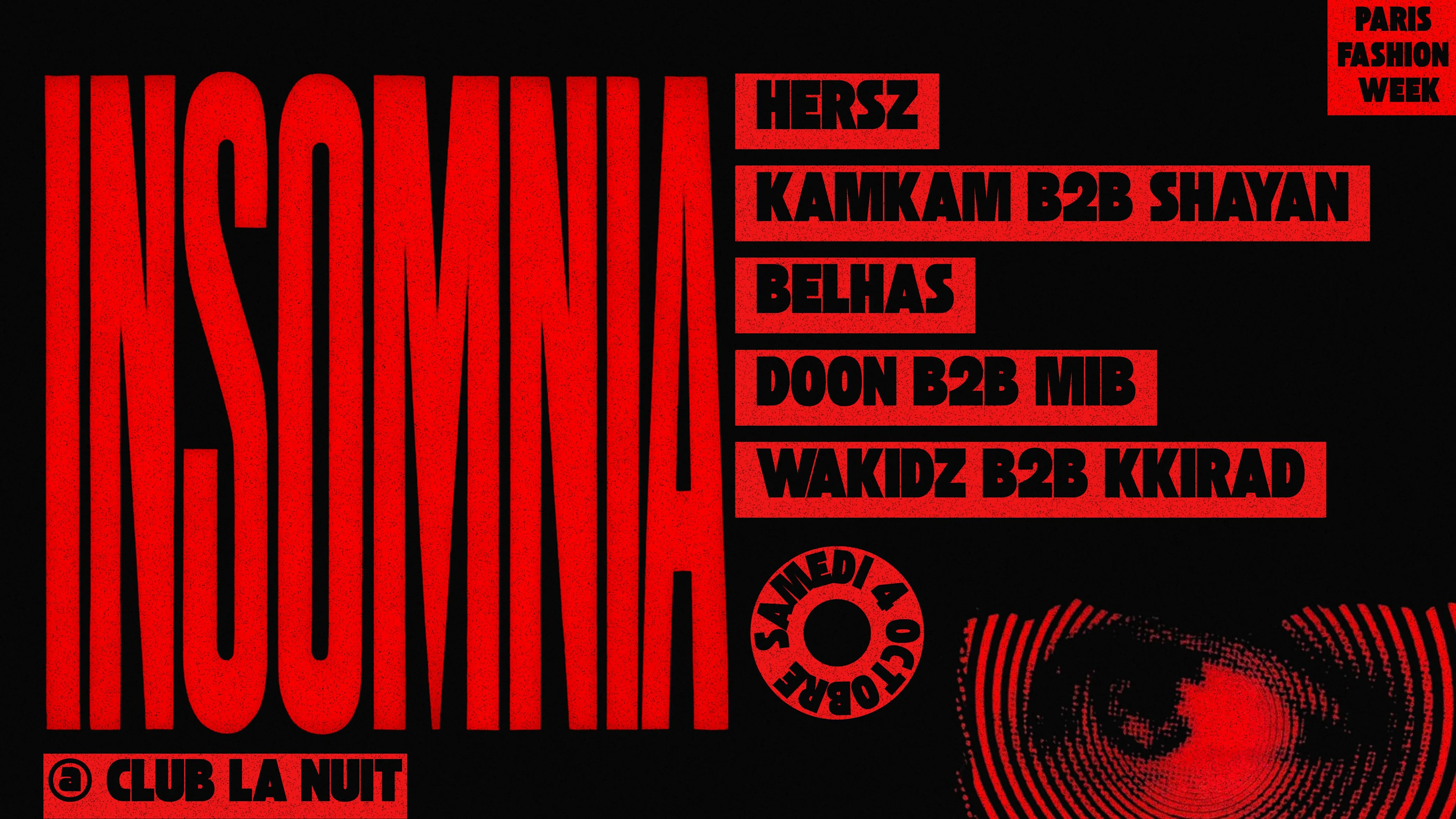 Insomnia @ Club La Nuit