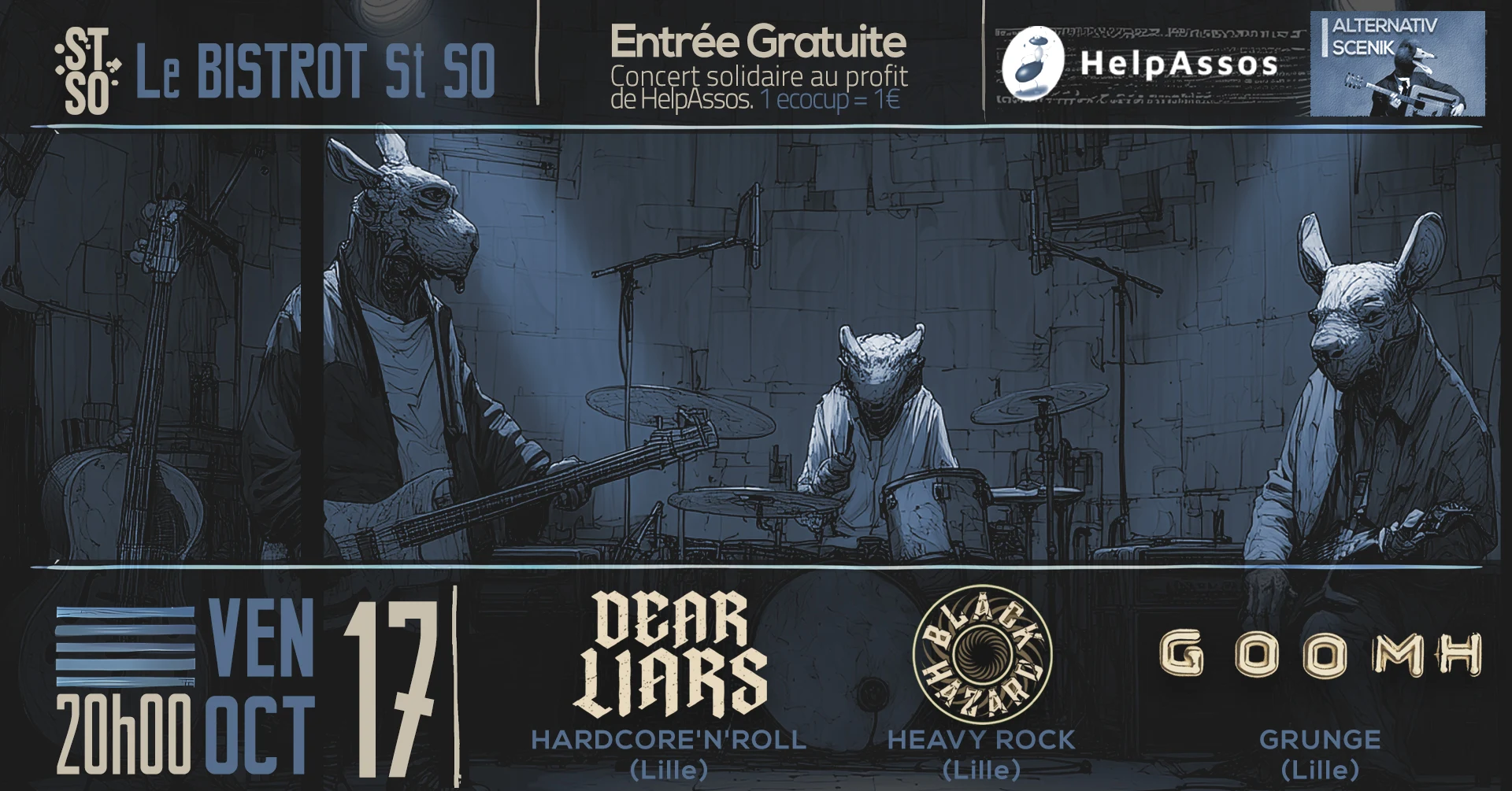 Show Solidaire — Grunge, Heavy, Hardcore And Roll