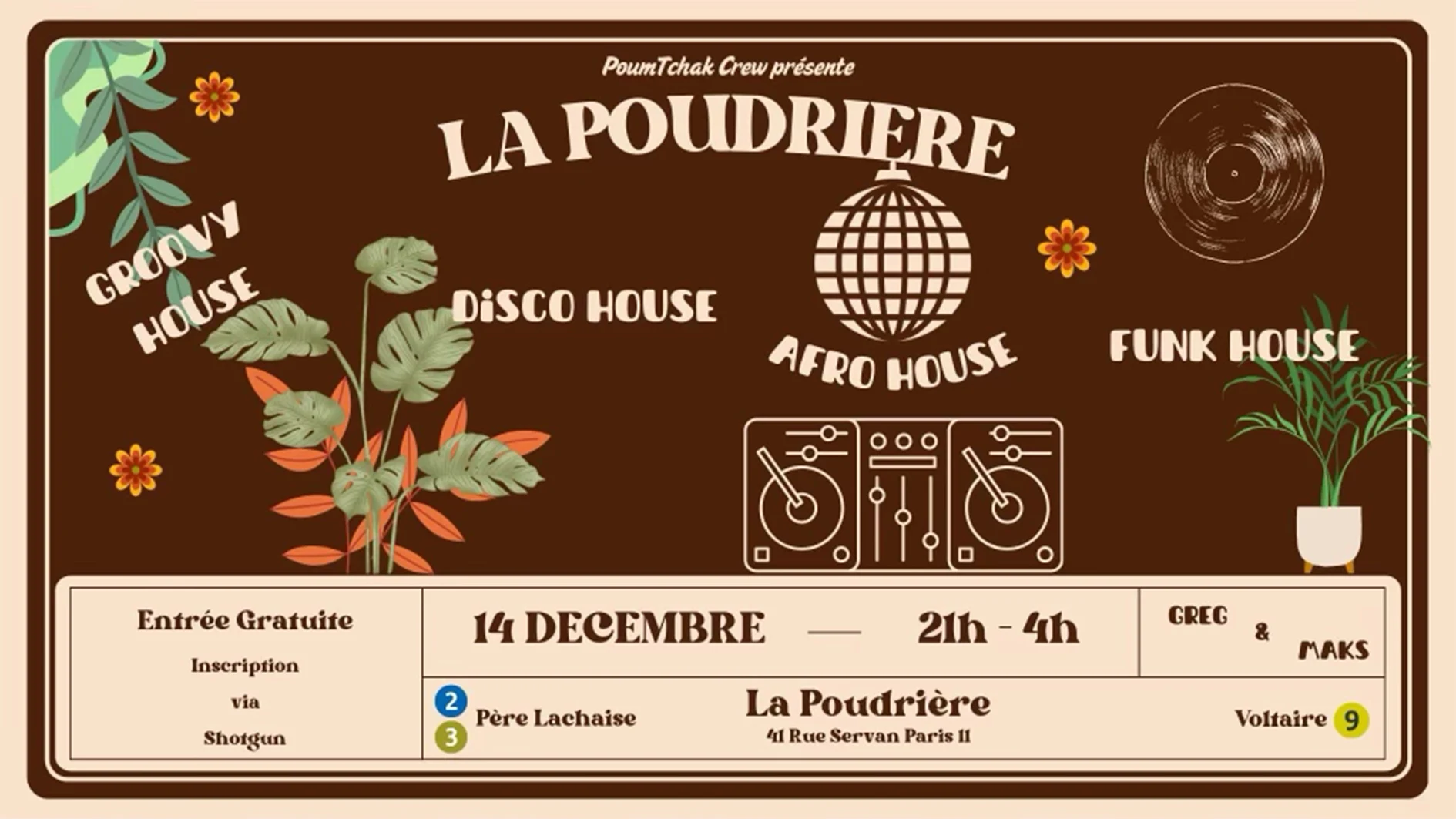 Afro House //Poumtchakcrew X La Poudriere//