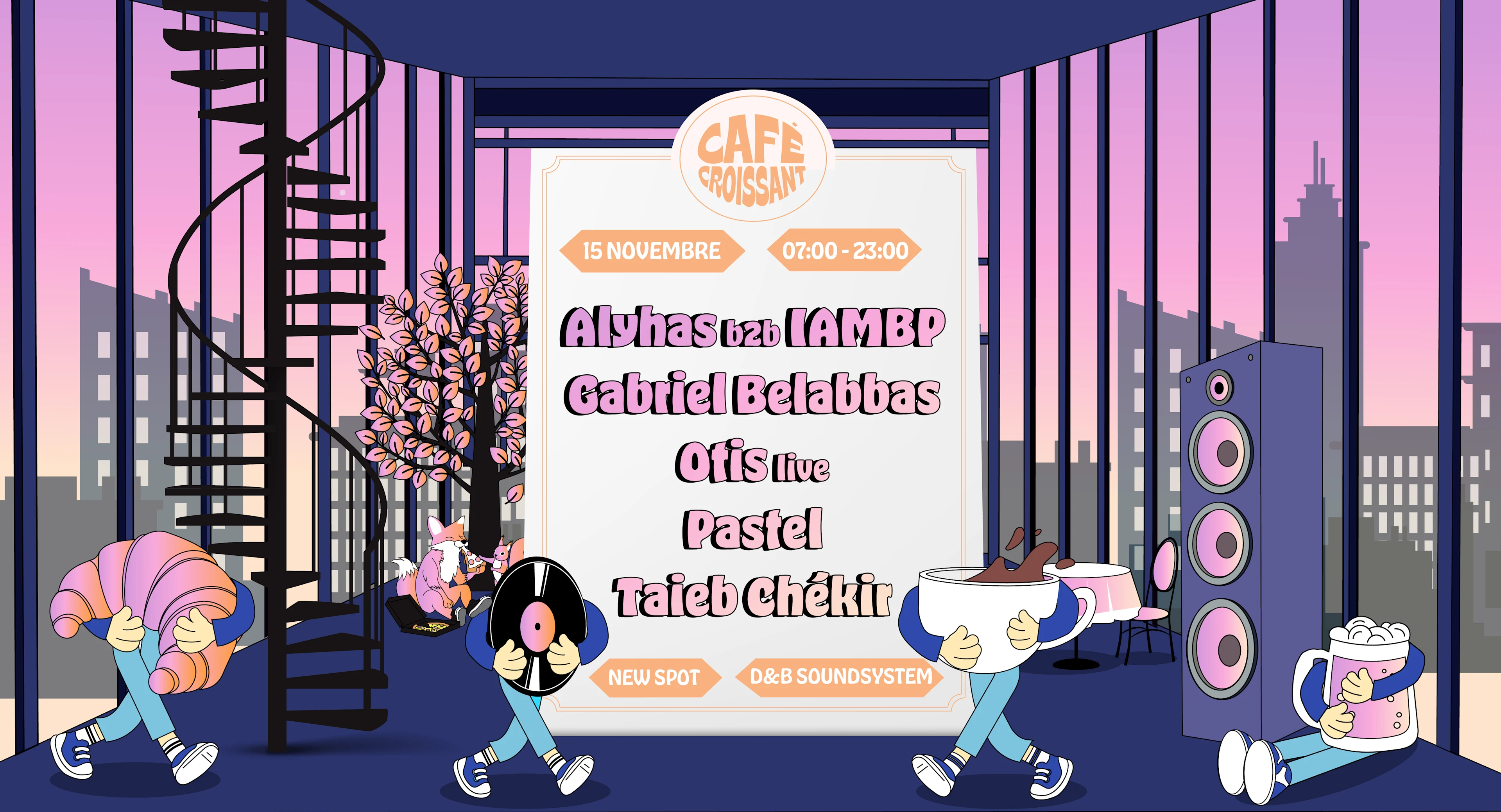 Café Croissant: Otis Live, Gabriel Belabbas &More (New Spot)