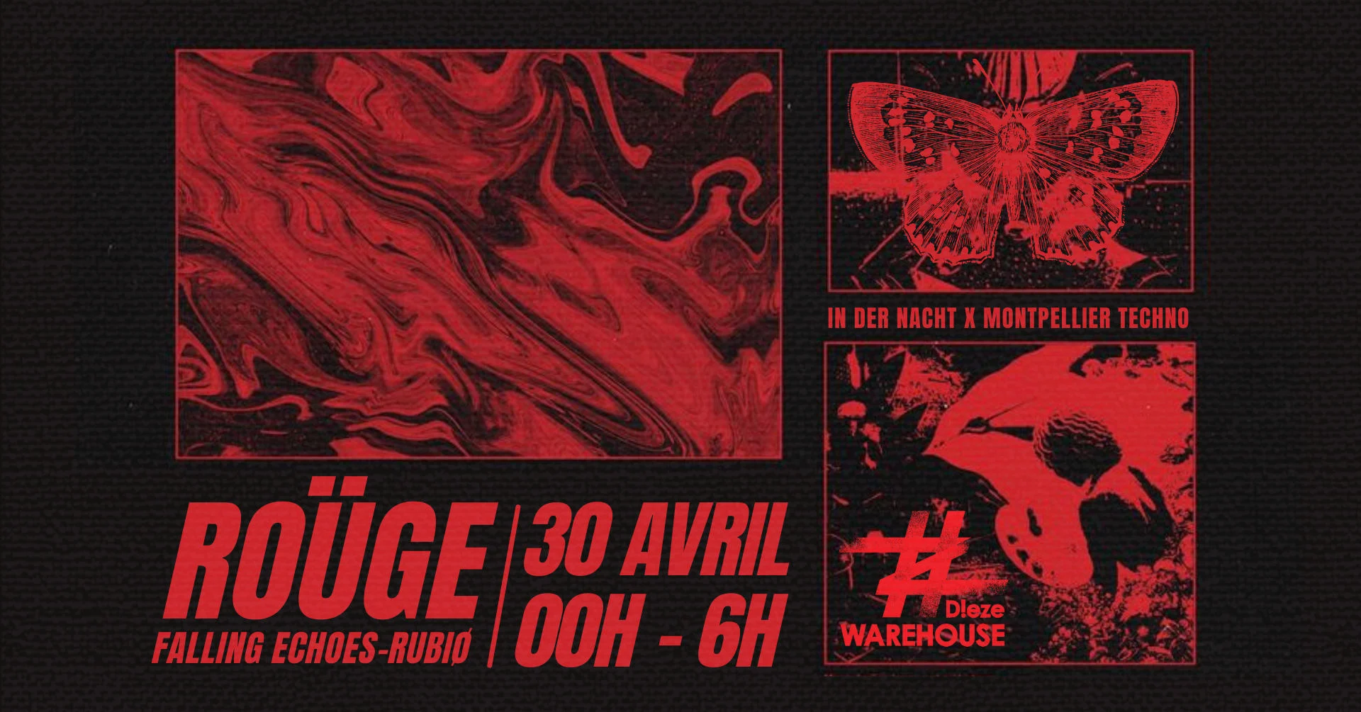 Roüge - Montpellier Techo X In Der Nacht