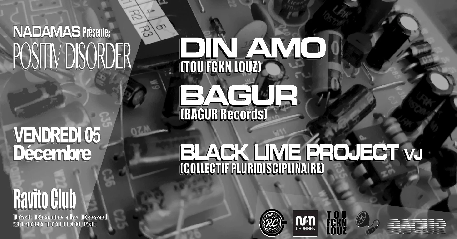 Ravito Club Invite Din Amo X Bagur X Black Lime Project