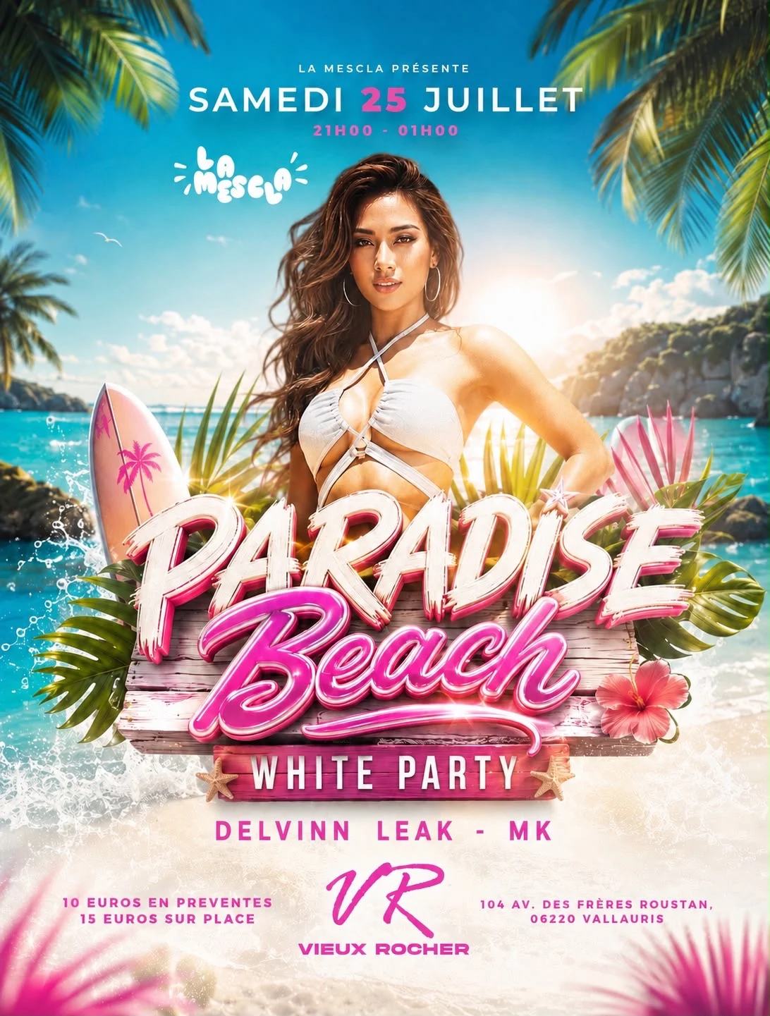Mescla : Paradise White Party (Vallauris)