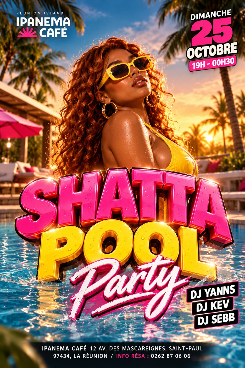 Shatta Pool Party Octobre 2026