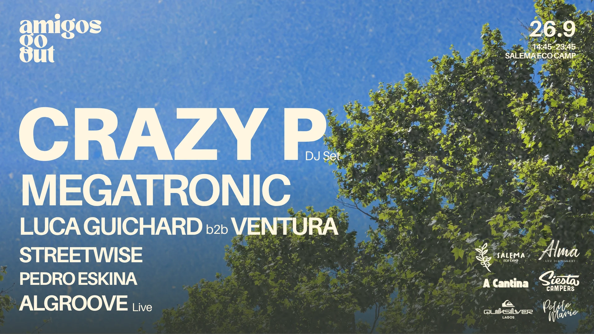 Amigos Go Out @Salema Eco Camp / Crazy P (Dj Set)