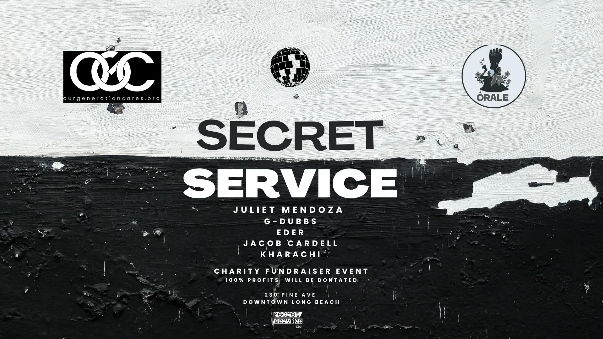 Secret Service 06/20: Juliet Mendoza Charity Fundraiser