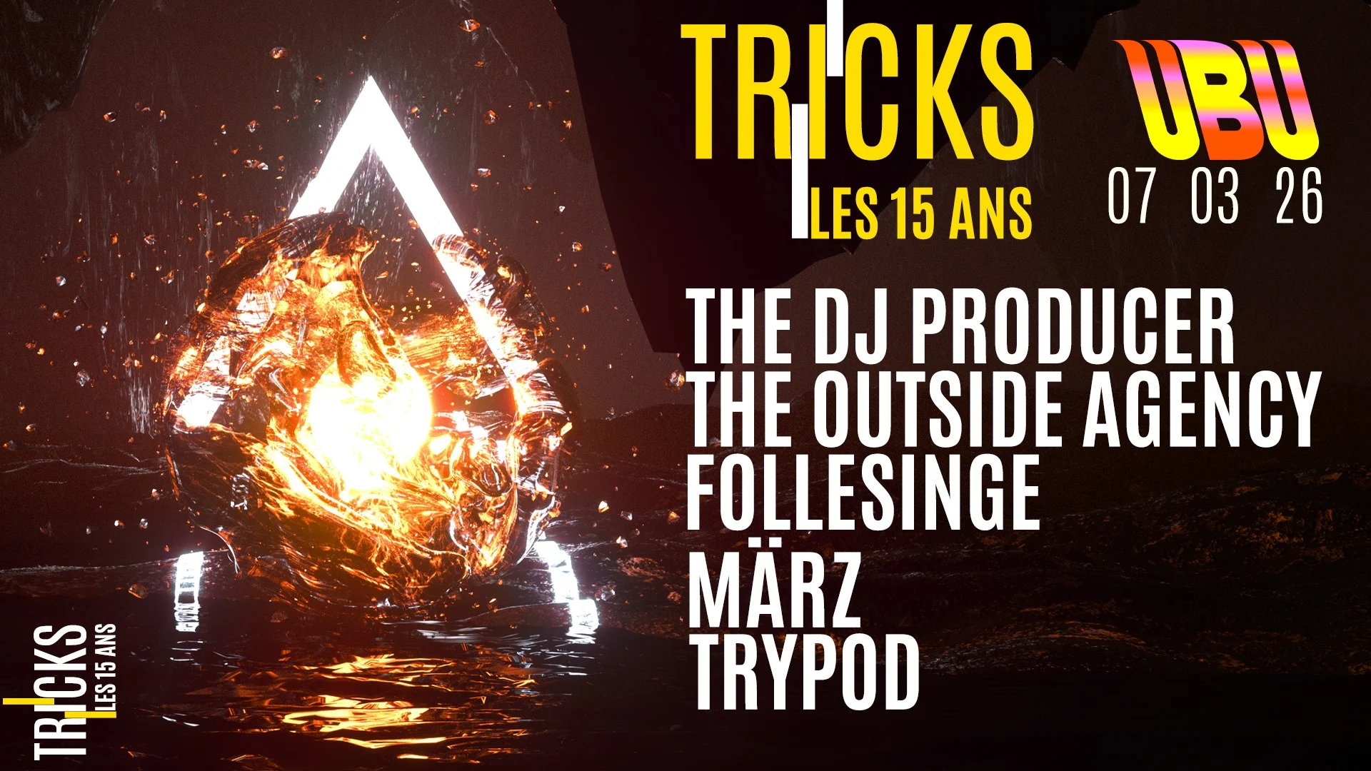 Tricks The Dj Producer, The Outside Agency, Follesinge, März
