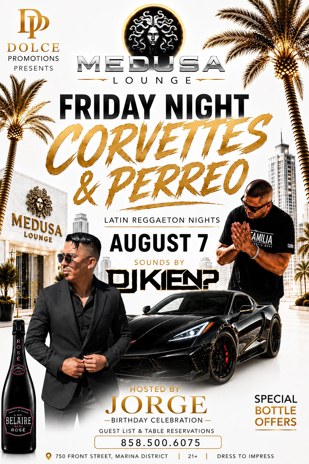 Corvettes & Perreo At Medusa Lounge