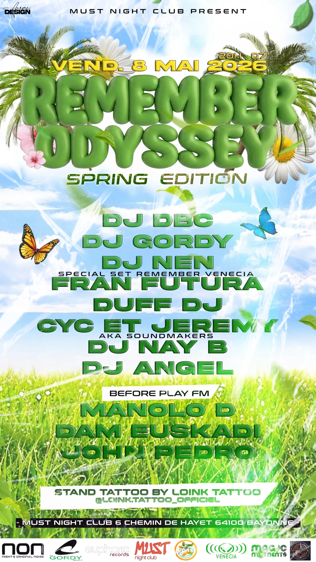 Festival Remember Odyssey Spring Edition @ Must Night Club