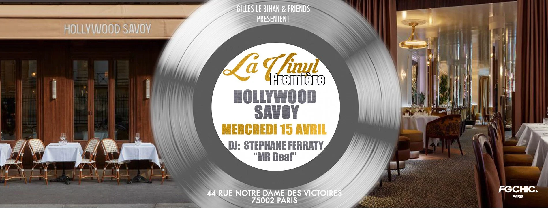 Première Vinyl À L'hollywood Savoy Avec Stephane Ferraty