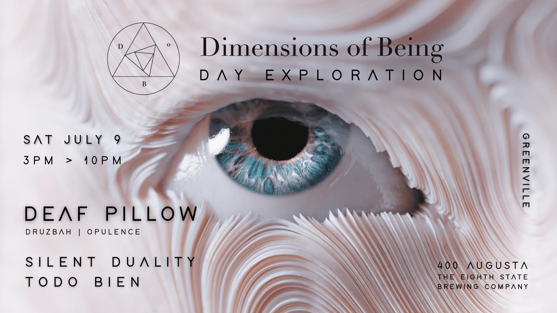 Dimensions Of Being Day Exploration W/ Deaf Pillow