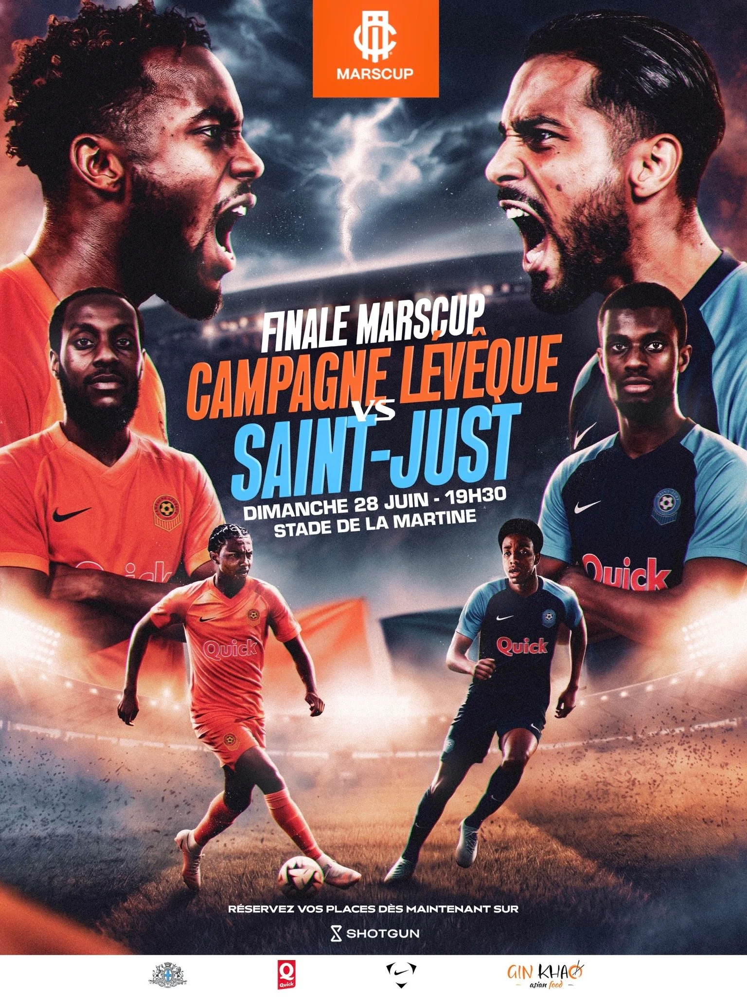 Marscup Football - Finale - 28 Juin 2026