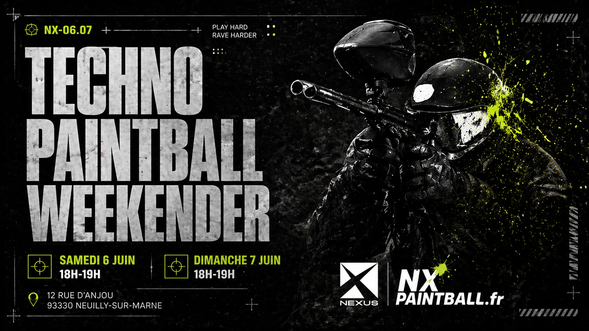 Nexus X Nx Paintball : Techno Paintball Weekender 7