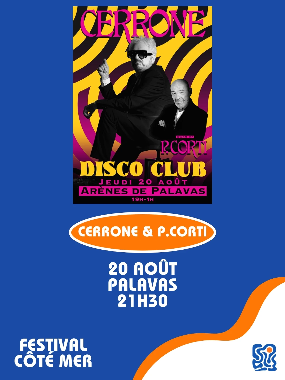 Festival Côté Mer - Cerrone & Philippe Corti