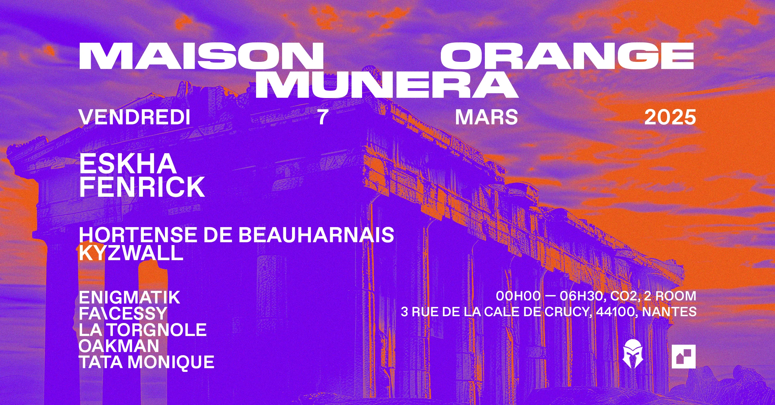 Maison Orange X Munera : Ven.7.Mars - Co2 : Edition Xxl