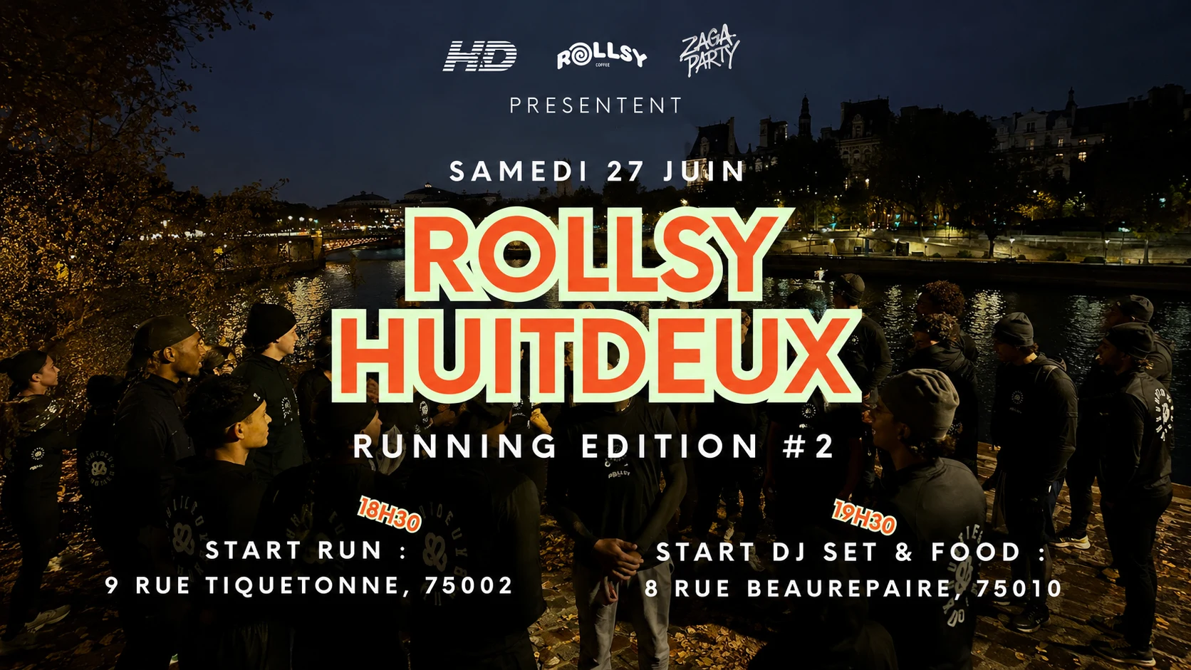 Rollsy X Huitdeux (Run, Brunch & Dj Set By Zagaparty)
