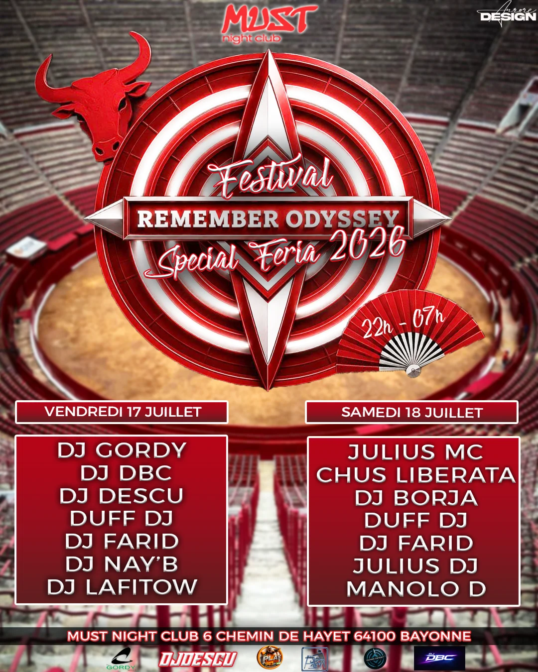 Festival Remember Odyssey "Special Fetes De Bayonne 2026"