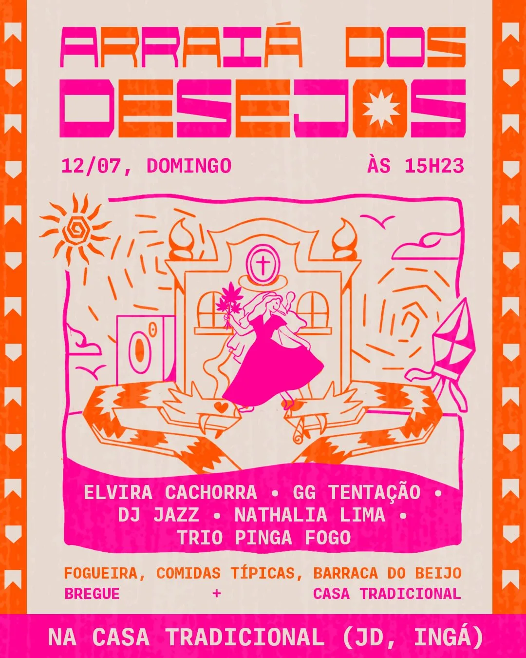 Arraiá Dos Desejos - Bregue + Casa Tradicional