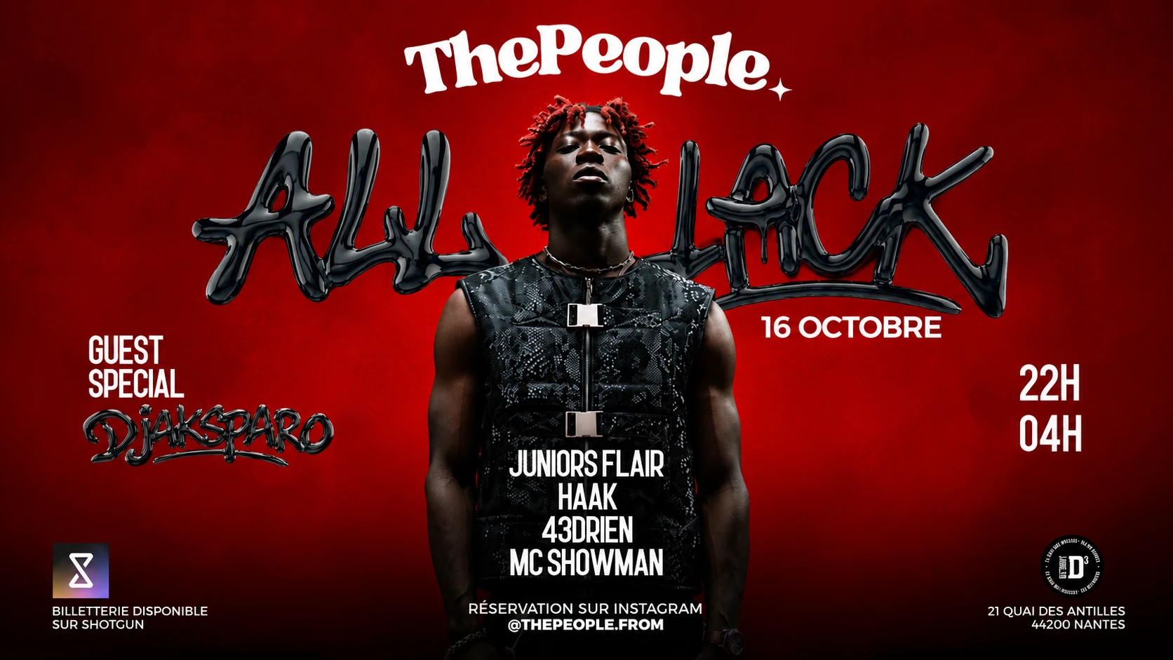 The People Showcase Djaksparo All Black D3 Nantes