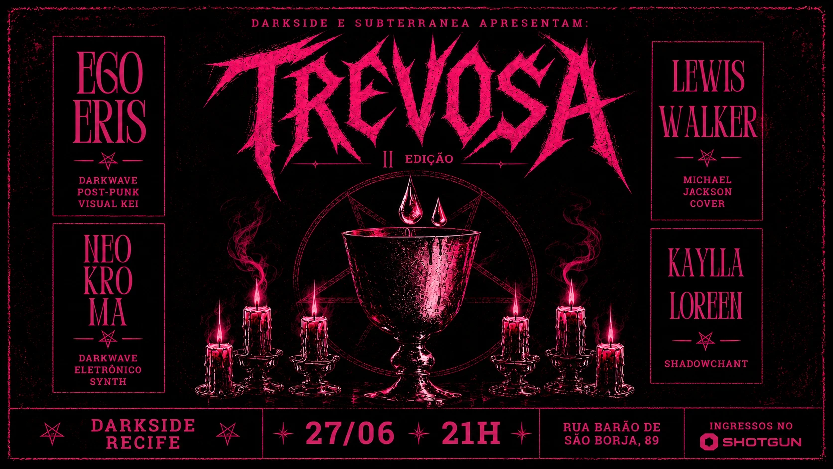 Trevosa II – Música Alternativa,  Arte E A Escuridão