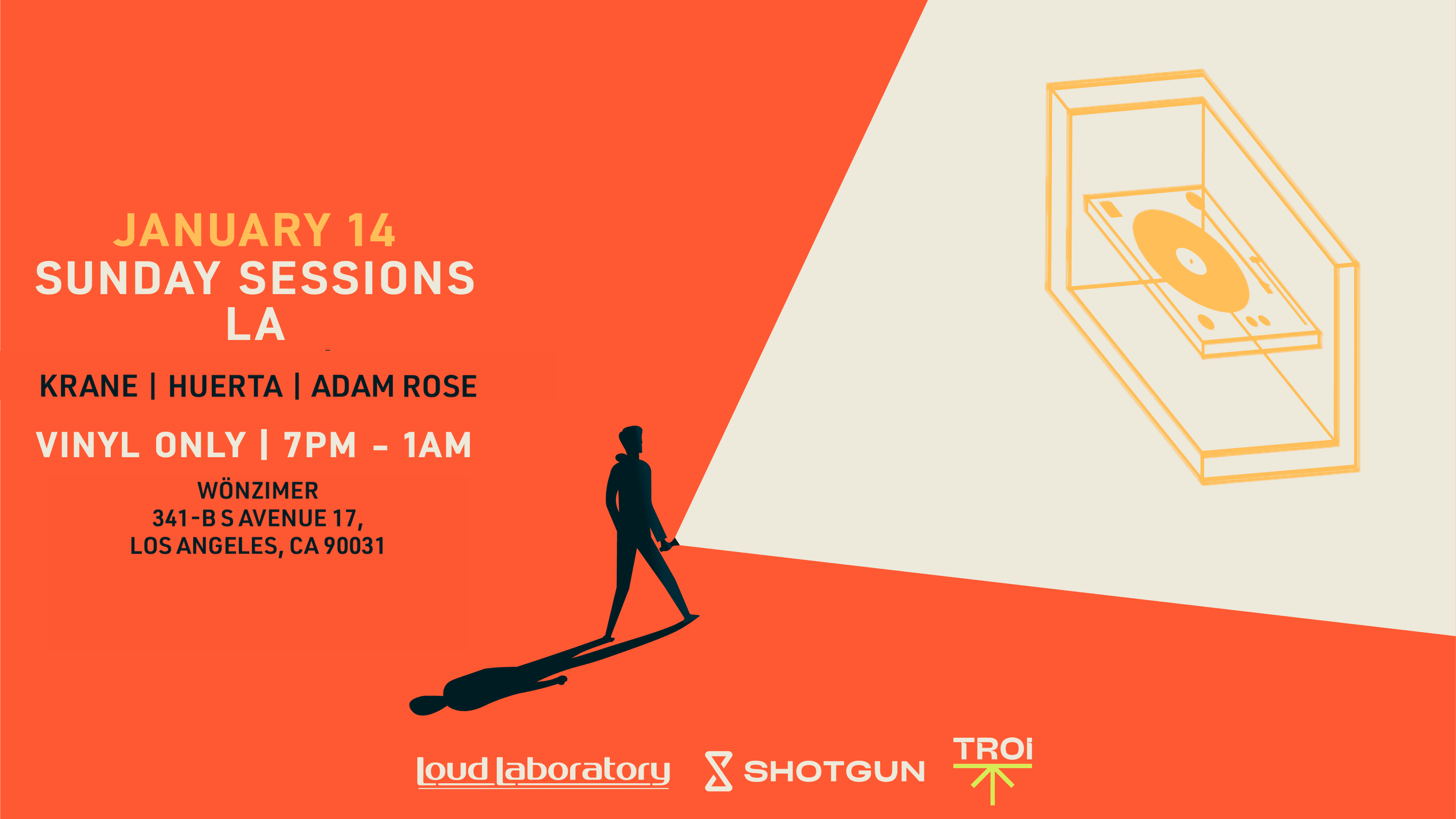 Sunday Sessions La (Vinyl Only) 01/14/24
